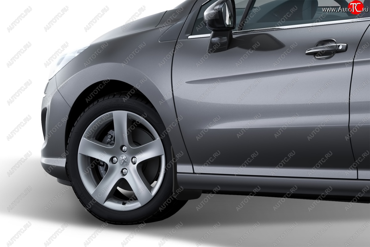 4 799 р. Передние брызговики Frosch Peugeot 408  дорестайлинг (2010-2017)  с доставкой в г. Кемерово