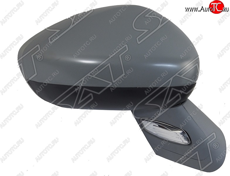 2 999 р. Боковое правое зеркало заднего вида SAT (поворот, 6 контактов)  Peugeot 408 (2010-2022)  дорестайлинг, рестайлинг (Неокрашенное)  с доставкой в г. Кемерово