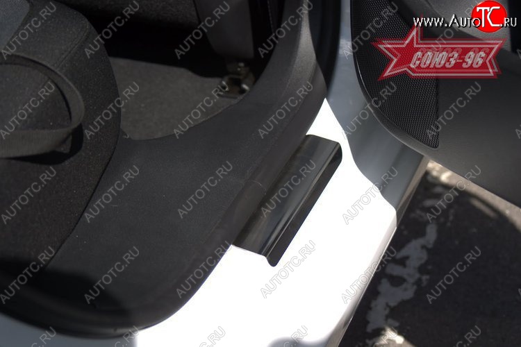 2 474 р. Накладки на внутренние пороги Souz-96  Peugeot 408 (2010-2017)  дорестайлинг  с доставкой в г. Кемерово