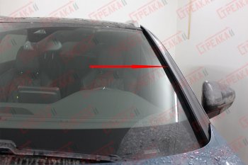 1 699 р. Водостоки (дефлектора) лобового стекла Стрелка 11  Peugeot 5008  T87 (2017-2025) дорестайлинг, рестайлинг  с доставкой в г. Кемерово. Увеличить фотографию 2