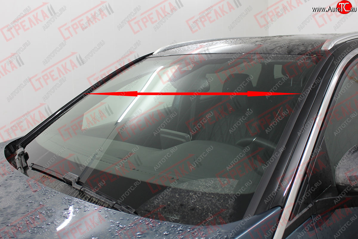 1 699 р. Водостоки (дефлектора) лобового стекла Стрелка 11  Peugeot 5008  T87 (2017-2025) дорестайлинг, рестайлинг  с доставкой в г. Кемерово