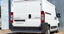 15 999 р. Одинарная защита заднего бампера из трубы диаметром 63 мм L1H1 (рестайлинг) SLITKOFF  Peugeot Boxer  250 (2006-2014)  с доставкой в г. Кемерово. Увеличить фотографию 4