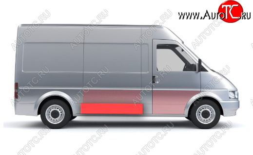 1 489 р. Правая средняя нижняя боковая панель (ремонтная) Wisentbull Peugeot Boxer 230 (1994-2002)  с доставкой в г. Кемерово
