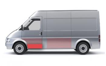 1 189 р. Панель левой двери нижняя (ремонтная) Wisentbull Peugeot Boxer 244 (2002-2006)  с доставкой в г. Кемерово. Увеличить фотографию 2