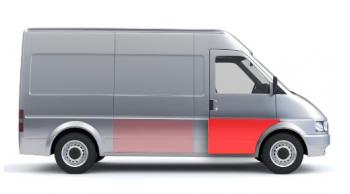 1 189 р. Панель правой двери (ремонтная) Wisentbull Peugeot Boxer 244 (2002-2006)  с доставкой в г. Кемерово. Увеличить фотографию 2