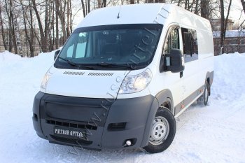 4 899 р. Решётка радиатора RA (зимний вариант, 250 кузов, заготовка) Peugeot Boxer 250 (2006-2014) (Поверхность глянец (под окраску), Неокрашенная)  с доставкой в г. Кемерово. Увеличить фотографию 3