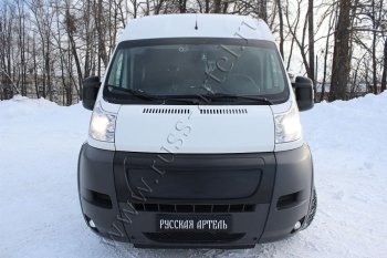 4 899 р. Решётка радиатора RA (зимний вариант, 250 кузов, заготовка) Peugeot Boxer 250 (2006-2014) (Поверхность глянец (под окраску), Неокрашенная)  с доставкой в г. Кемерово. Увеличить фотографию 4
