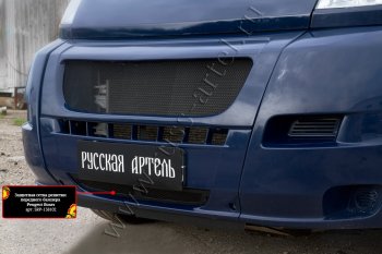 1 479 р. Защитная сетка решетки переднего бампера RA Peugeot Boxer 250 (2006-2014)  с доставкой в г. Кемерово. Увеличить фотографию 2