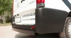4 999 р. Одинарная защита заднего бампера из прямоугольной трубы 80x40 мм SLITKOFF Peugeot Expert G9 минивэн рестайлинг (2012-2017)  с доставкой в г. Кемерово. Увеличить фотографию 3