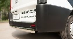 13 999 р. Защита заднего бампера (Ø75x42 мм, нержавейка) Russtal Peugeot Expert G9 минивэн рестайлинг (2012-2017)  с доставкой в г. Кемерово. Увеличить фотографию 3