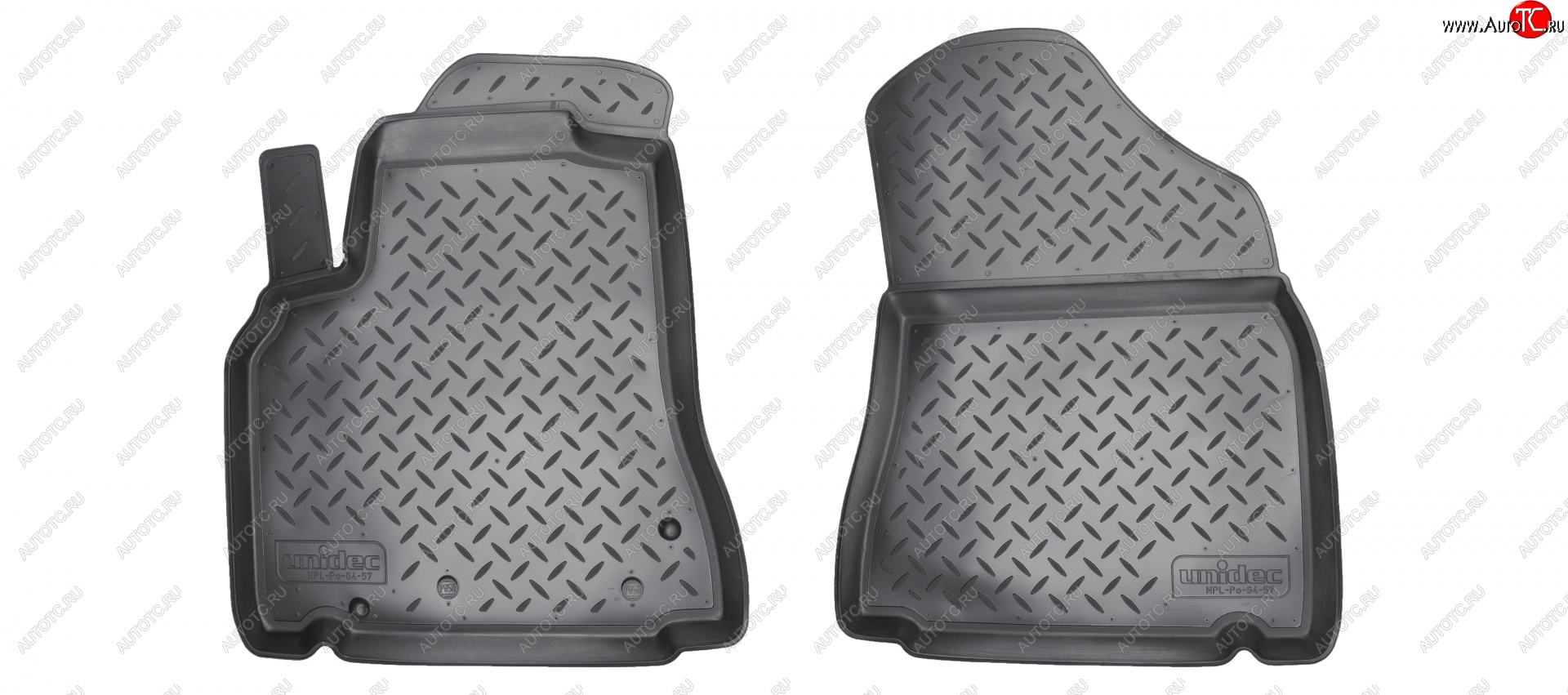 1 499 р. Коврики салона Norplast Unidec (передние) Peugeot Partner Tepee (2008-2012) (черные)  с доставкой в г. Кемерово