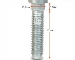 Забивная шпилька 52 мм ступицы Вектор M14 2.0 52 Lincoln Navigator 1 (1998-2002) 