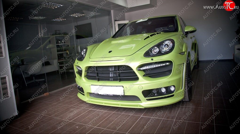 31 249 р. Пластиковый капот HAMANN EVO Porsche Cayenne 958 (2010-2014) (Неокрашенный)  с доставкой в г. Кемерово