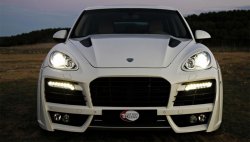 42 299 р. Пластиковый капот TECHART MAGNUM Porsche Cayenne 958 (2010-2014) (Неокрашенный)  с доставкой в г. Кемерово. Увеличить фотографию 3