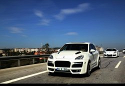 42 299 р. Пластиковый капот TECHART MAGNUM Porsche Cayenne 958 (2010-2014) (Неокрашенный)  с доставкой в г. Кемерово. Увеличить фотографию 4
