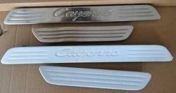 22 699 р. Накладки на порожки автомобиля СТ Porsche Cayenne 958 (2010-2014)  с доставкой в г. Кемерово. Увеличить фотографию 3