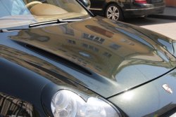22 499 р. Пластиковый капот ENCO EXCLUSIVE Porsche Cayenne 955 (2002-2006) (Неокрашенный)  с доставкой в г. Кемерово. Увеличить фотографию 4