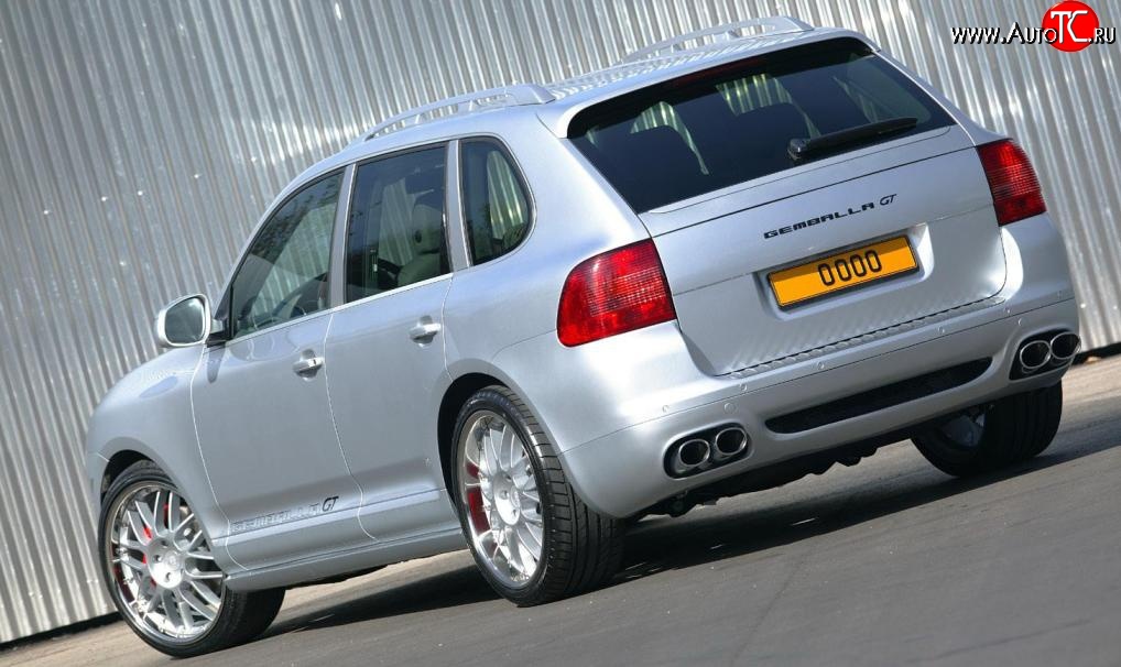 21 499 р. Накладка заднего бампера Gemballa Aero I Porsche Cayenne 955 (2002-2006) (Неокрашенная)  с доставкой в г. Кемерово