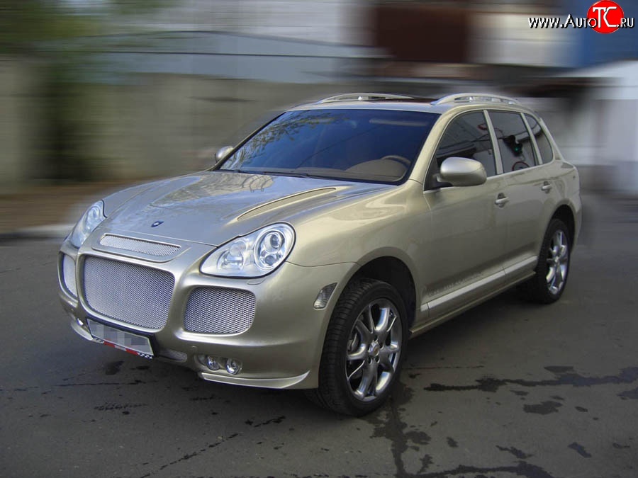 17 299 р. Комплект порогов Gemballa Aero III Porsche Cayenne 955 (2002-2006) (Неокрашенные)  с доставкой в г. Кемерово