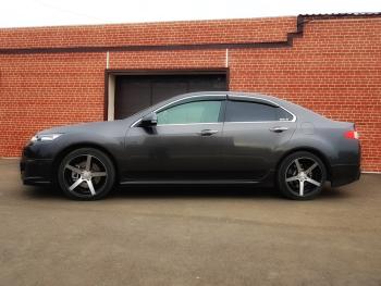 4 949 р. Пороги накладки Mugen  Honda Accord  8 CU (2008-2011) седан дорестайлинг (Неокрашенные)  с доставкой в г. Кемерово. Увеличить фотографию 4