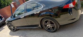 4 949 р. Пороги накладки Mugen  Honda Accord  8 CU (2008-2011) седан дорестайлинг (Неокрашенные)  с доставкой в г. Кемерово. Увеличить фотографию 5