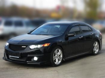 4 949 р. Пороги накладки Mugen  Honda Accord  8 CU (2008-2011) седан дорестайлинг (Неокрашенные)  с доставкой в г. Кемерово. Увеличить фотографию 6