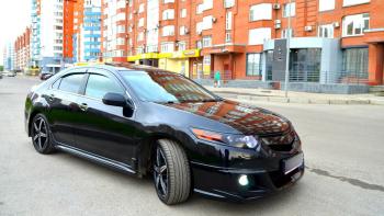 4 949 р. Пороги накладки Mugen  Honda Accord  8 CU (2008-2011) седан дорестайлинг (Неокрашенные)  с доставкой в г. Кемерово. Увеличить фотографию 7