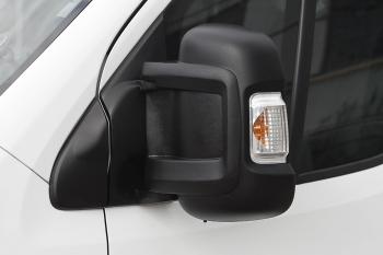Накладки на боковые зеркала (шагрень) v1 RA Fiat Ducato  290 (2014-2025)