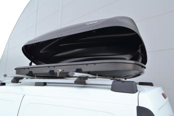 23 199 р. Автобокс PT GROUP (410л., 177х81х46, двустороннее открывание) Turino 1 черный   (Черный)  с доставкой в г. Кемерово. Увеличить фотографию 2