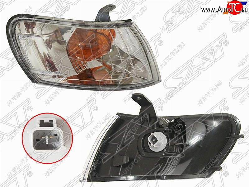 749 р. Правый указатель поворота передний (хрусталь) (13-51) SAT Toyota Corolla E100 седан (1991-2002)  с доставкой в г. Кемерово