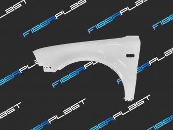 Переднее левое крыло (стеклопластик) Fiberplast Volkswagen Passat  B5.5 (2000-2005) универсал рестайлинг (с отверстием под повторитель)
