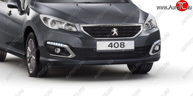 8 799 р. Бампер передний BodyParts  Peugeot 408 (2010-2017)  дорестайлинг (Неокрашенный)  с доставкой в г. Кемерово