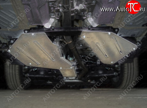 14 349 р. Защита бака и заднего дифференциала (V-3.0TDI, V-2.0TSI, алюминий, 3 штуки) Volkswagen Touareg CR (2018-2025) с доставкой в г. Кемерово Увеличить фотографию 1 14 349 р. Защита бака и заднего дифференциала (V-3.0TDI, V-2.0TSI, алюминий, 3 штуки) Volkswagen Touareg CR (2018-2025) с доставкой в г. Кемерово