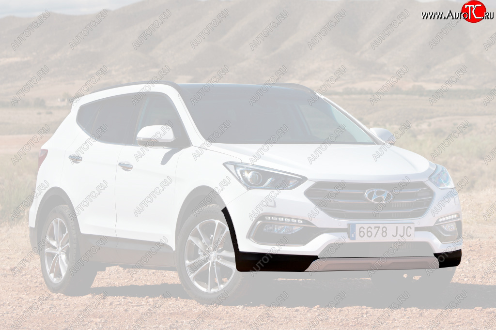 14 849 р. Спойлер переднего бампера HYUNDAI Hyundai Santa Fe DM рестайлинг (2015-2019)  с доставкой в г. Кемерово