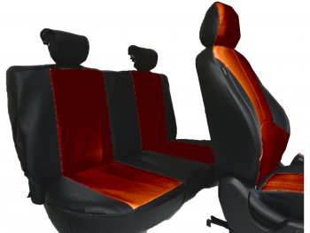 Универсальные чехлы сидений X-DRIVE  (черный/коричневый)