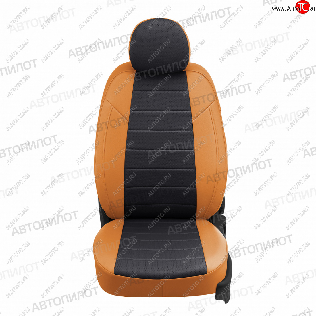 12 799 р. Чехлы сидений (экокожа, Comfort) Автопилот  Haval H9 (2019-2021) 2-ой рестайлинг (оранж/черный)  с доставкой в г. Кемерово