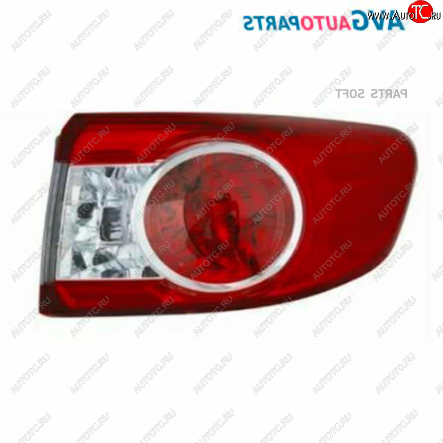 2 179 р. Правый внешний фонарь AVG Toyota Corolla E140 седан дорестайлинг (2007-2010)  с доставкой в г. Кемерово