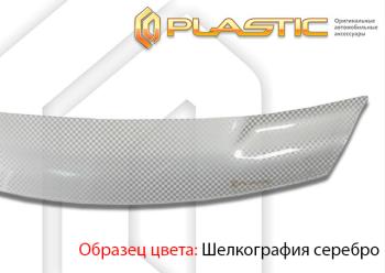 Дефлектор капота CA-Plastic Exclusive Dodge Ram 1500  4 DJ,DS (2008-2012) Quad Cab (серия Шелкография серебро)