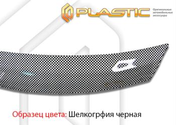 Дефлектор капота CA-Plastic Exclusive Dodge Ram 1500  4 DJ,DS (2008-2012) Quad Cab (серия Шелкография черная)