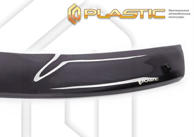 2 079 р. Дефлектор капота CA-Plastic  Toyota Verso  R20 (2009-2012) дорестайлинг (серия Сlassic полупрозрачный, без надписи)  с доставкой в г. Кемерово