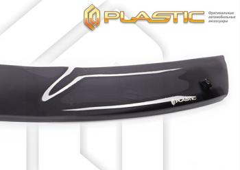 2 079 р. Дефлектор капота CA-Plastic Лада Веста SW 2181 универсал рестайлинг (2022-2025) (classic полупрозрачный, без надписи)  с доставкой в г. Кемерово. Увеличить фотографию 2