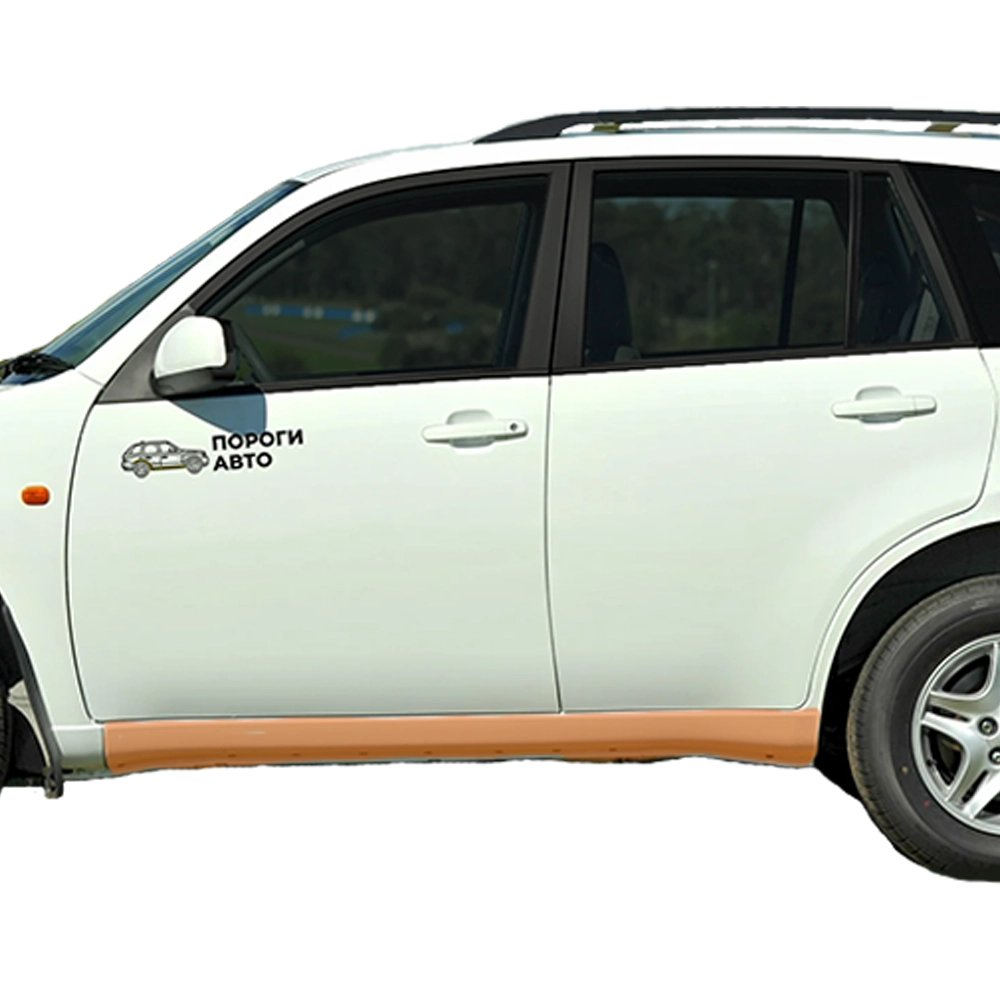 1 989 р. Правый ремонтный порог Пороги-Авто  Chery Tiggo T11 (2005-2016) дорестайлинг, рестайлинг (Холоднокатанная сталь 1 мм)  с доставкой в г. Кемерово