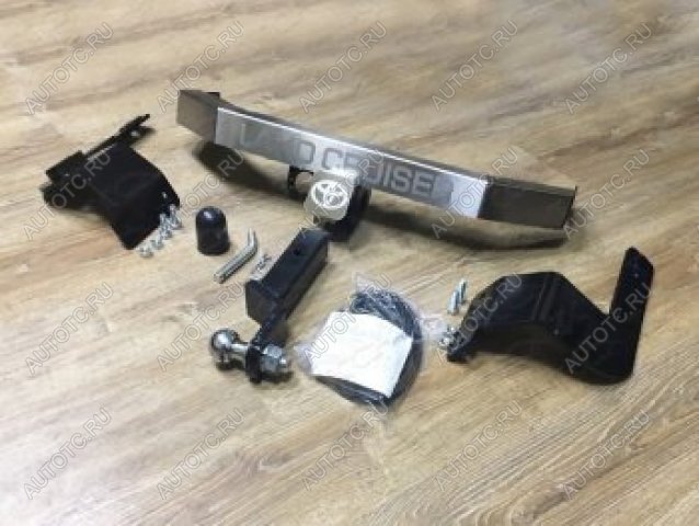 12 849 р. Фаркоп (тягово-сцепное устройство) ТСС Тюнинг  Toyota Land Cruiser  200 (2015-2021) 2-ой рестайлинг (надпись Land Cruiser, шар Е)  с доставкой в г. Кемерово