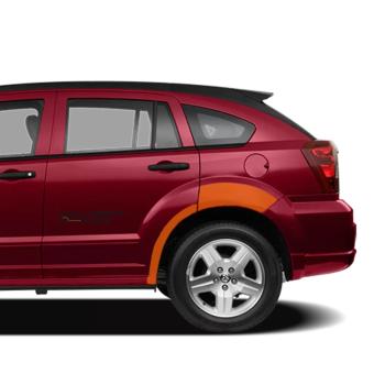 Правая ремонтная арка заднего крыла (внешняя) Пороги-Авто Dodge Caliber (2006-2012) (Холоднокатаная сталь 0,8 мм)