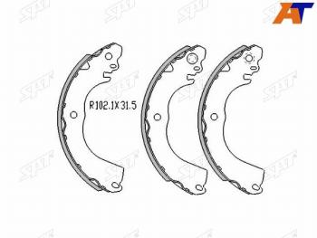 Колодки тормозные задние RH-LH SAT Nissan Cube 3 (2008-2025)