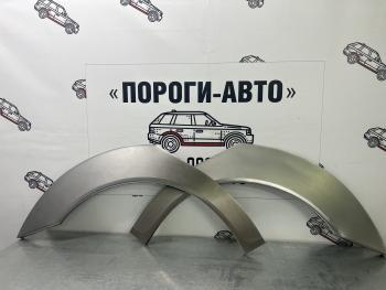 Левая внешняя ремонтная арка Пороги-Авто SAAB 9-3  YS3F (2003-2011) седан дорестайлинг, универсал дорестайлинг, седан рестайлинг, универсал рестайлинг (Холоднокатаная сталь 0,8 мм)