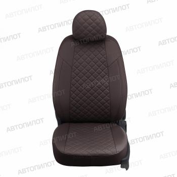 8 499 р. Чехлы сидений Ромб (экокожа) Автопилот  Chery Tiggo 7 - Tiggo 7 Pro Max  T1E (шоколад)  с доставкой в г. Кемерово. Увеличить фотографию 5