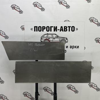 Ремонтная пенка передних дверей (комплект) Пороги-Авто Уаз Патриот 23632 1 рестайлинг пикап (2014-2016) (холоднокатаная сталь 0,8мм)