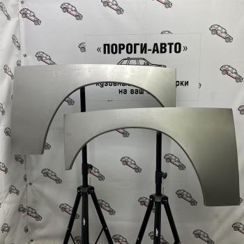 Левая внешняя задняя ремонтная арка ПОРОГИ-АВТО Mitsubishi L200 ( 3 K6T-K7T,  3 K74T) (1996-2006) дорестайлинг, рестайлинг (холоднокатаная сталь 0,8 мм)