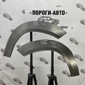 Ремкомплект внешних задних арок (2 шт) ПОРОГИ-АВТО Fiat Ducato  250 (2006-2014) (Холоднокатаная сталь 0,8 мм)